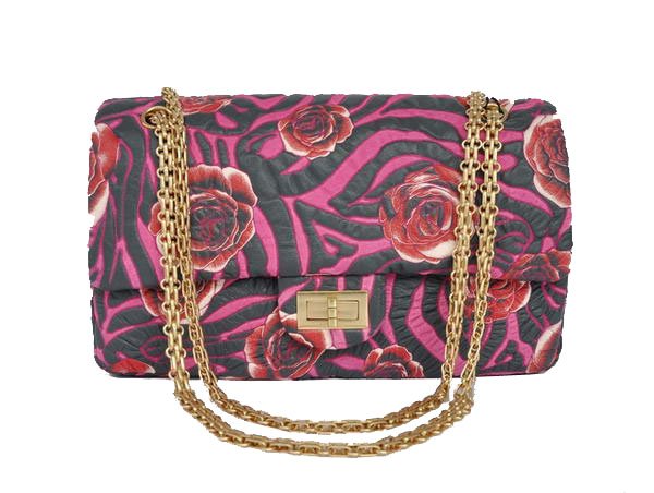 7A Fake Chanel 2.55 Rose Flap Bag 4771 Rose Golden Hardware